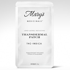 Marys medicinals - INDICA TRANSDERMAL-PATCH-0.92G-(20MG THC)