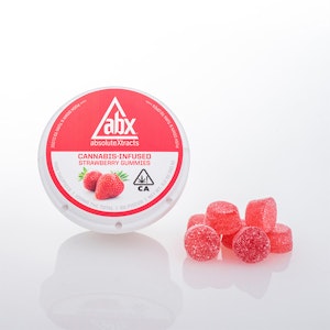 Absolutextracts - STRAWBERRY-GUMMY-20PK-(100MG THC)