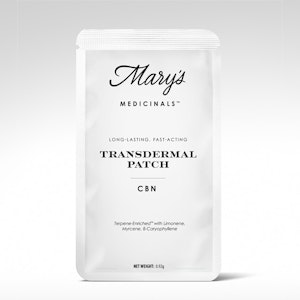 Marys medicinals - CBN TRANSDERMAL-PATCH-0.92G-(20.27MG CBN)